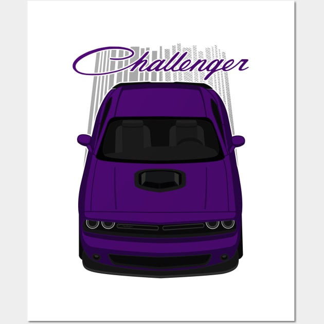 Challenger RT Shaker - PCP Purple Wall Art by V8social